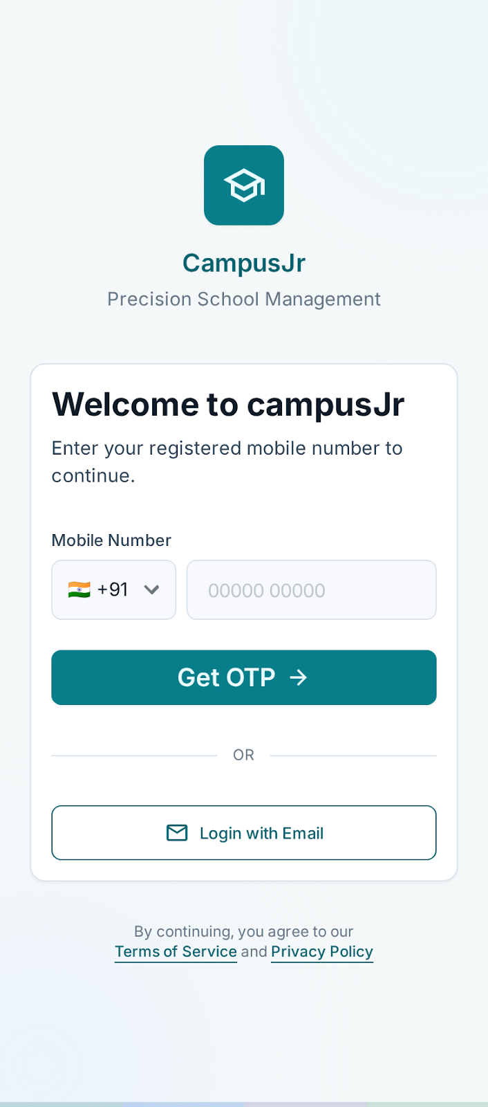 Teacher mobile login